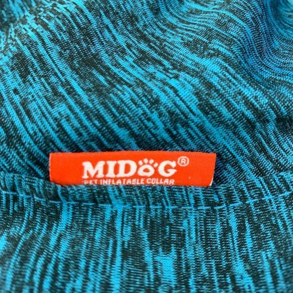 Midog Pet Collar Inflate Blue Large After Surgury Protective Cone Recover 3117 - Picture 7 of 10